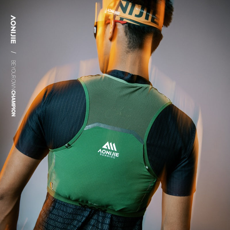 AONIJIE 4L UTMB Official Partner Backpack+2*500ML Bottles-MB4L