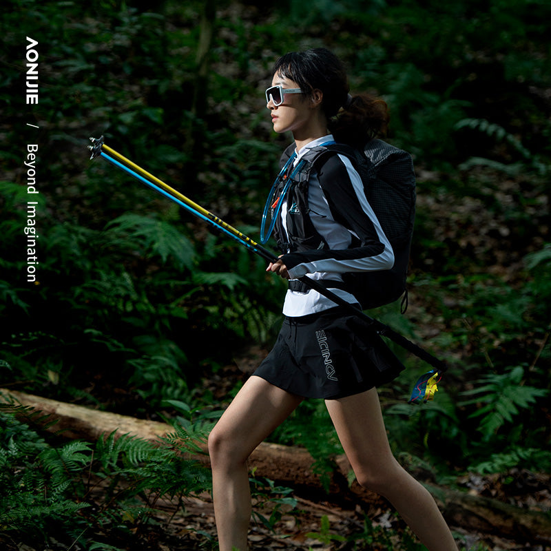 AONIJIE Carbon + Aluminum Folding Trekking Poles -E4210
