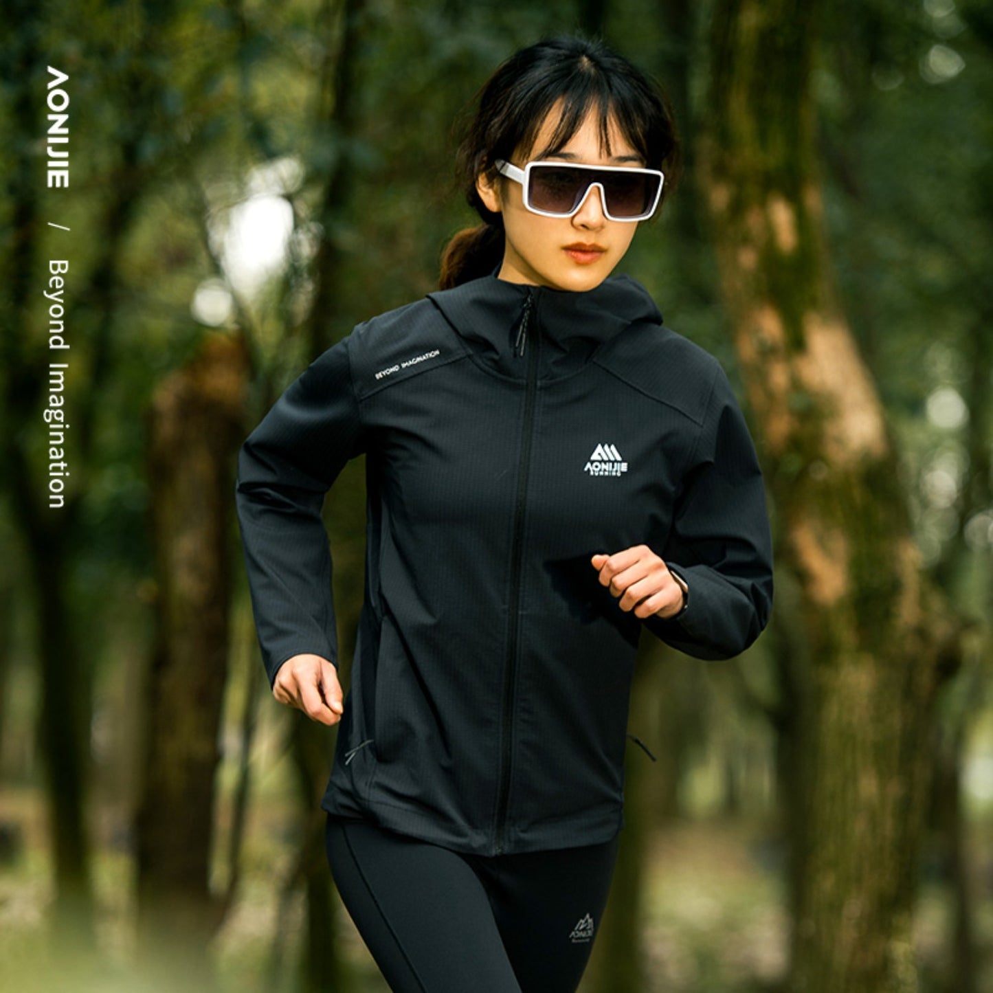 AONIJIE Women Windproof Fleece-Lined Outdoor Jacket -FW6207