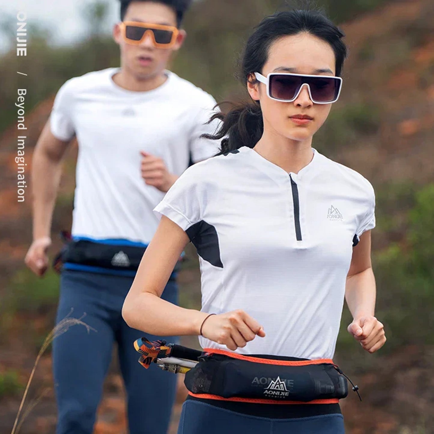 AONIJIE Running Hydration Belt with 250ml Soft Flask - W938S