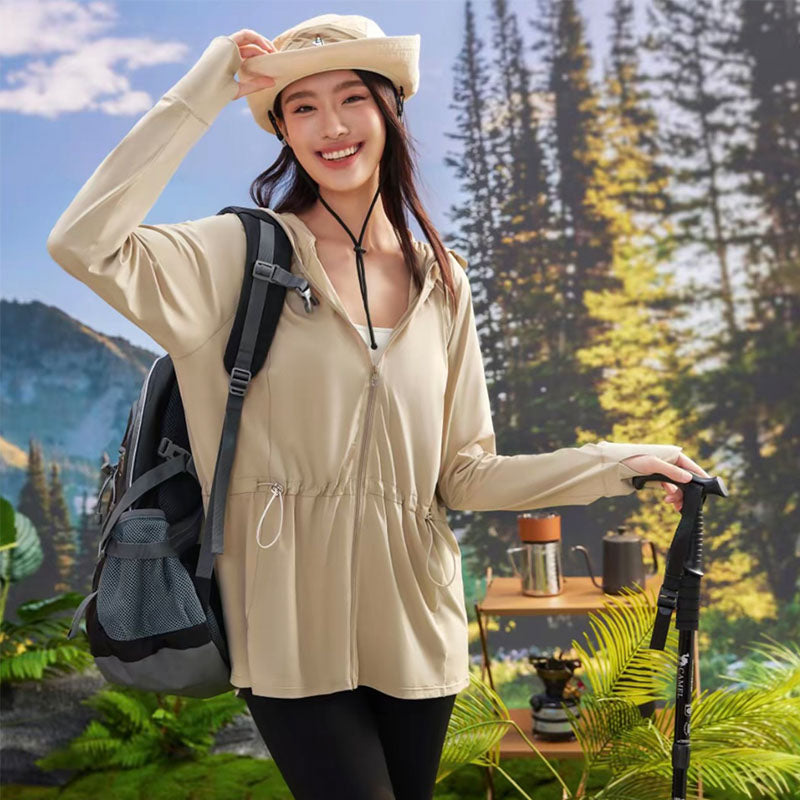UPF50+ Ice-Cool Women's Sun Jacket-9808#