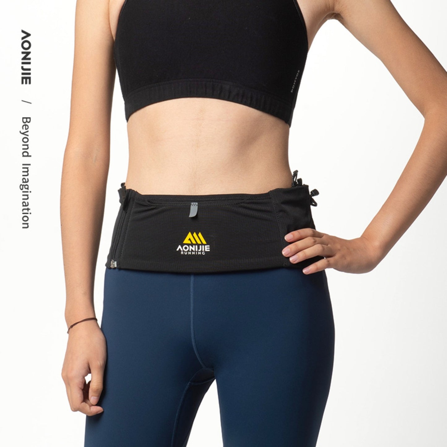 AONIJIE Zipper Design for Quick on/off Running Waist Bag - W8122
