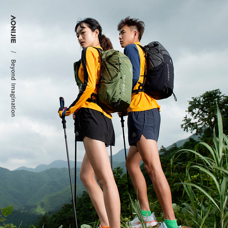 AONIJIE Professional Outdoor Carbon Fiber Trekking Poles -E4204