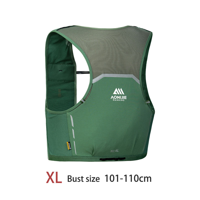 AONIJIE 4L UTMB Official Partner Backpack+2*500ML Bottles-MB4L