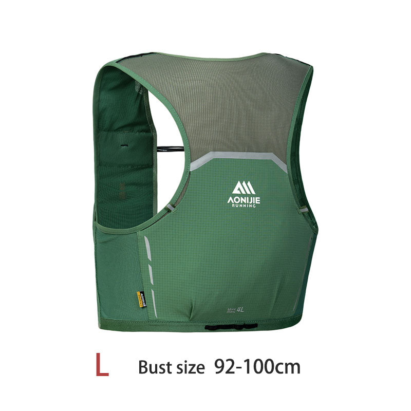 AONIJIE 4L UTMB Official Partner Backpack+2*500ML Bottles-MB4L