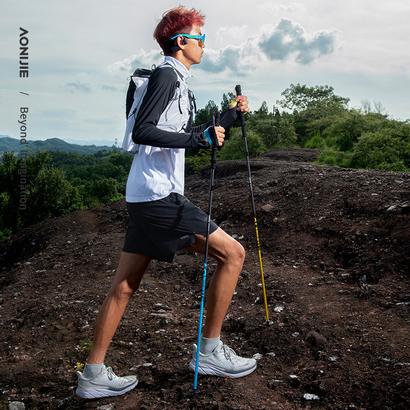 AONIJIE Carbon + Aluminum Folding Trekking Poles -E4210