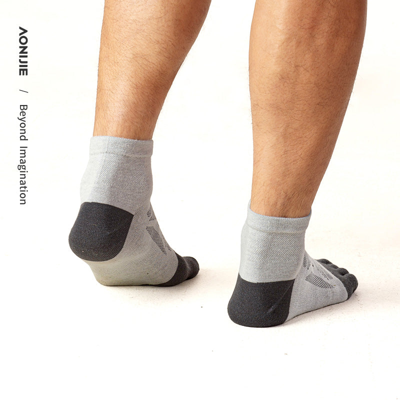 AONIJIE 3 Pairs Professional Running Toe Socks-E4840