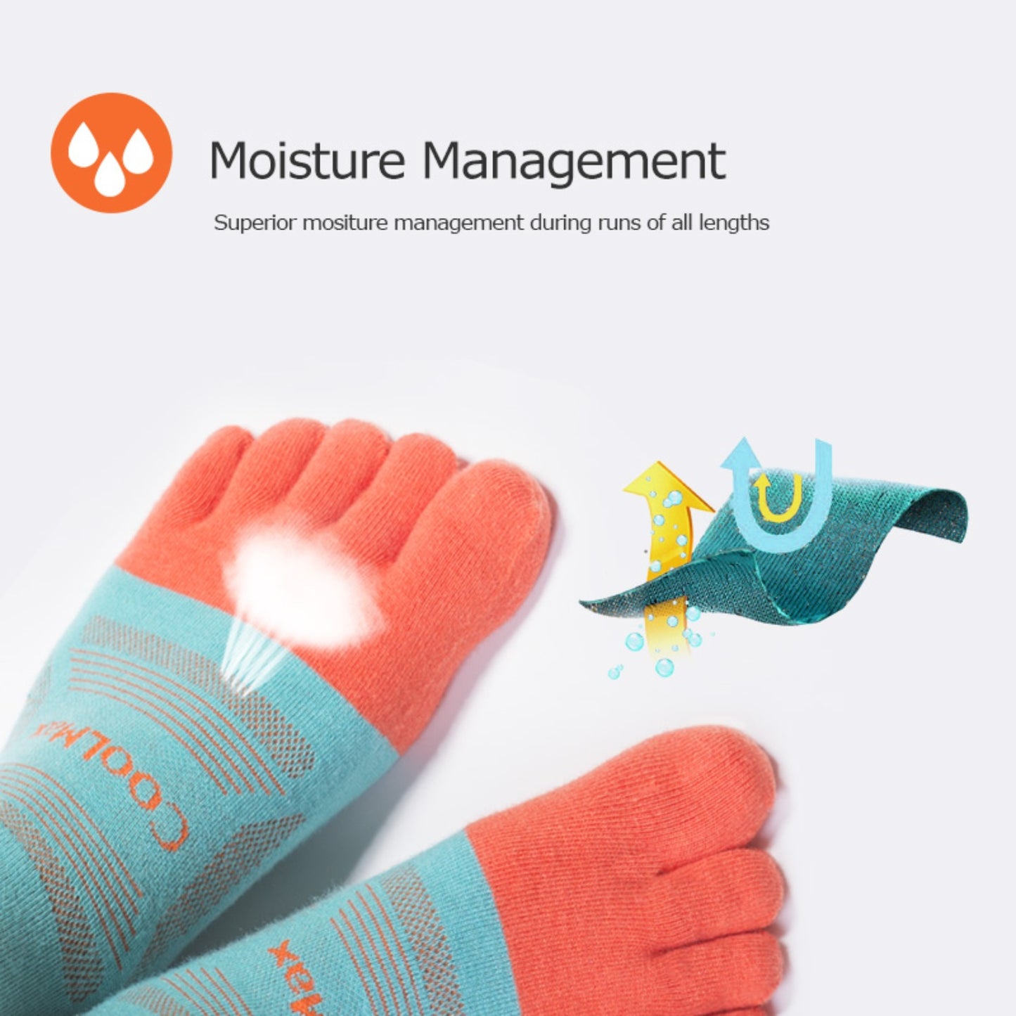 AONIJIE 3 Pairs Four-Season Wearable Quarter Toe Socks-E4802