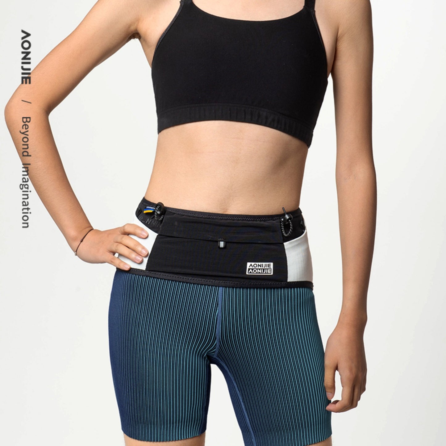 AONIJIE Quick-Dry Mesh Fabric Running Waist Pack-W8121