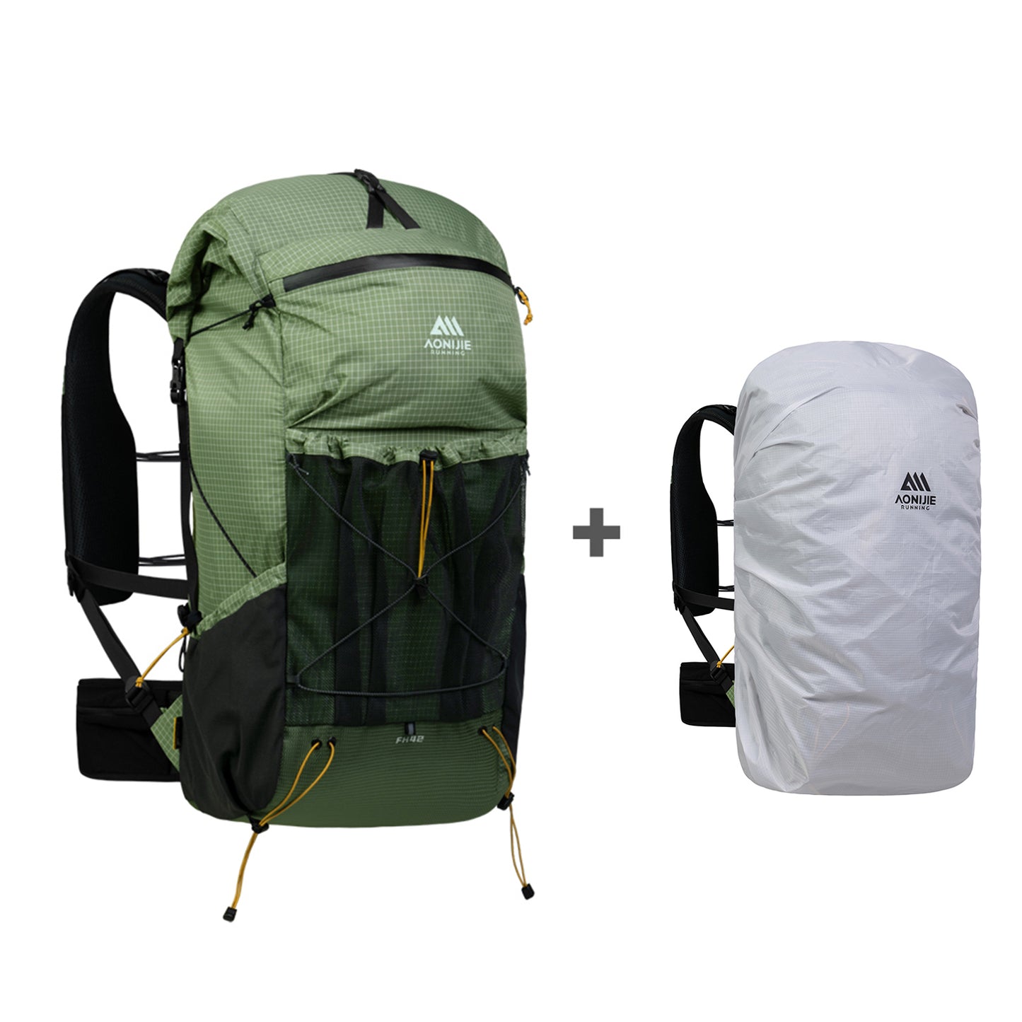 AONIJIE 42L Large Capacity Backpack + Free Rain Cover-FH2542