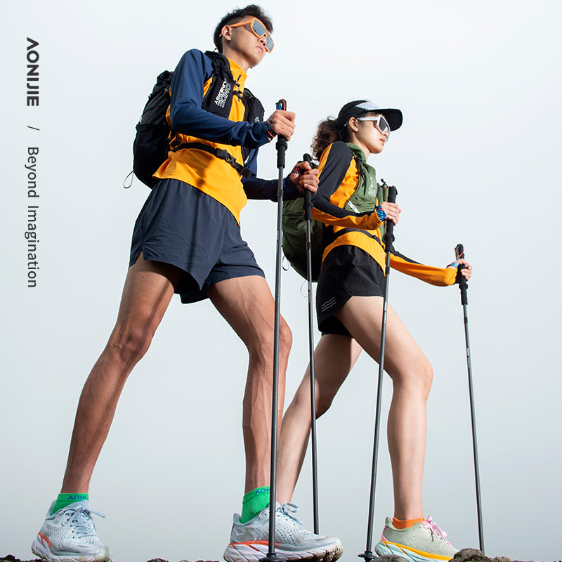 AONIJIE Professional Outdoor Carbon Fiber Trekking Poles -E4204