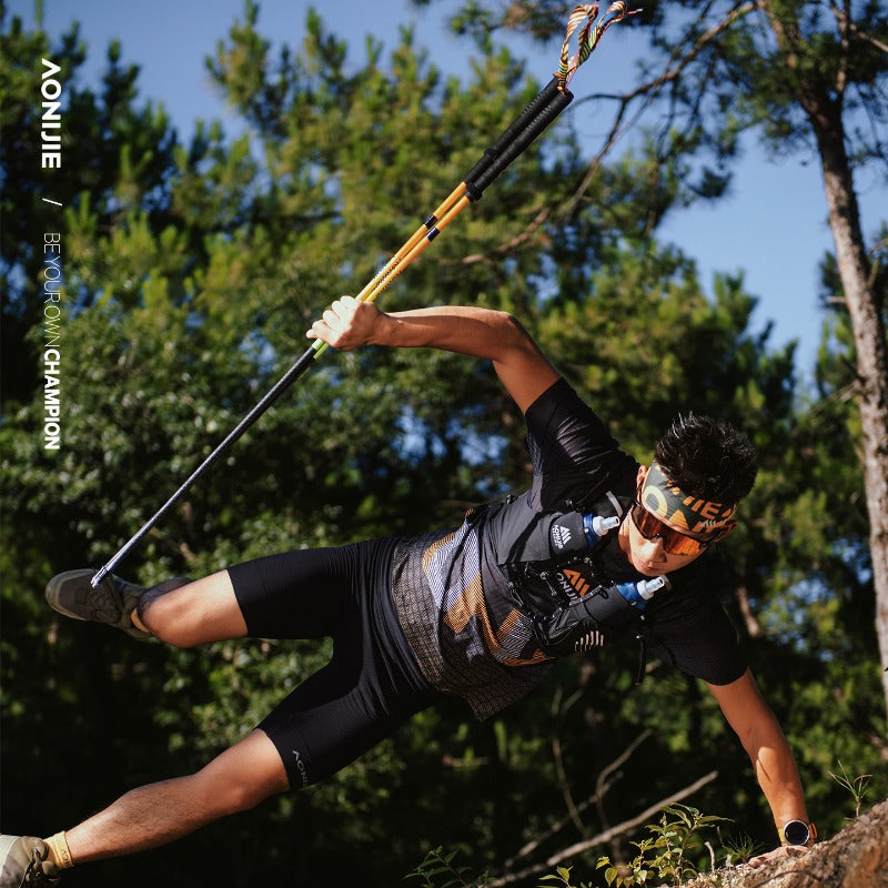 AONIJIE New Colors Carbon Fiber Trail Running Poles-E4204