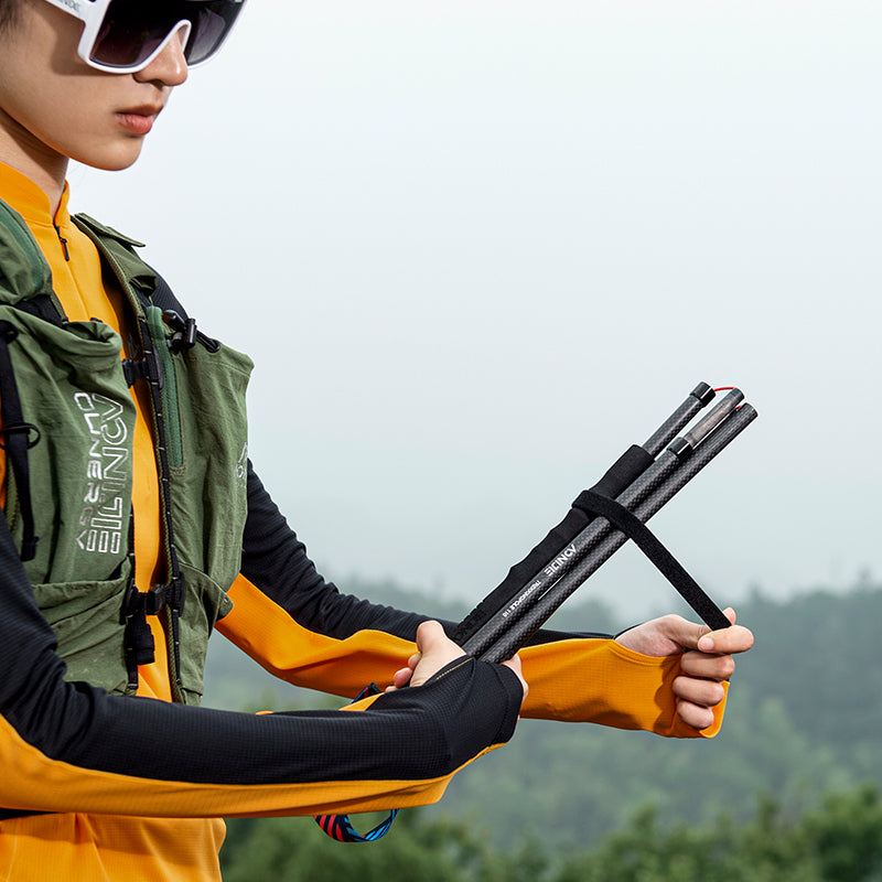 AONIJIE Professional Outdoor Carbon Fiber Trekking Poles -E4204