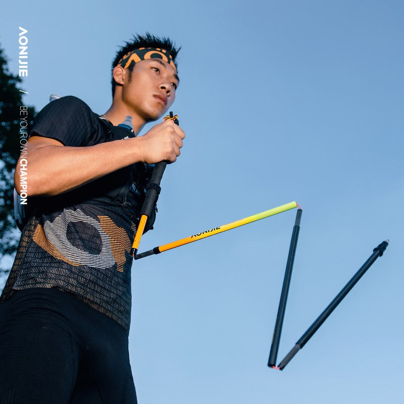 AONIJIE New Colors Carbon Fiber Trail Running Poles-E4204
