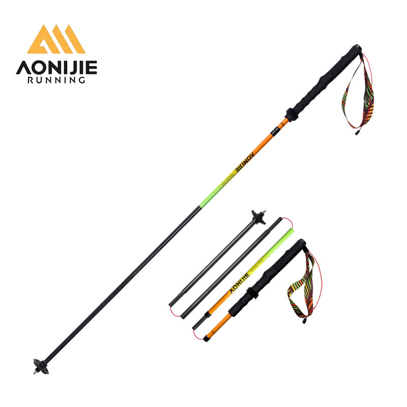 AONIJIE New Colors Carbon Fiber Trail Running Poles-E4204