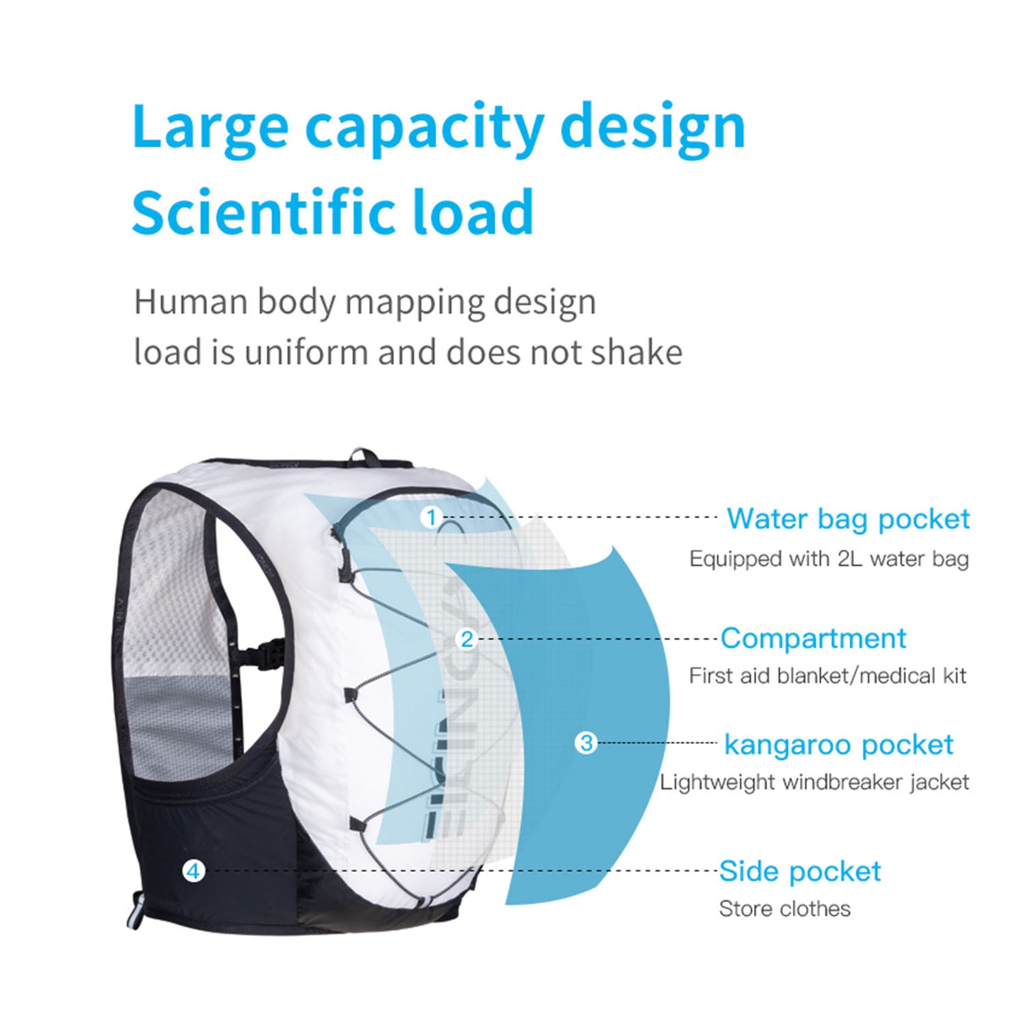 AONIJIE Lightweight Hydration Backpack - C9108S