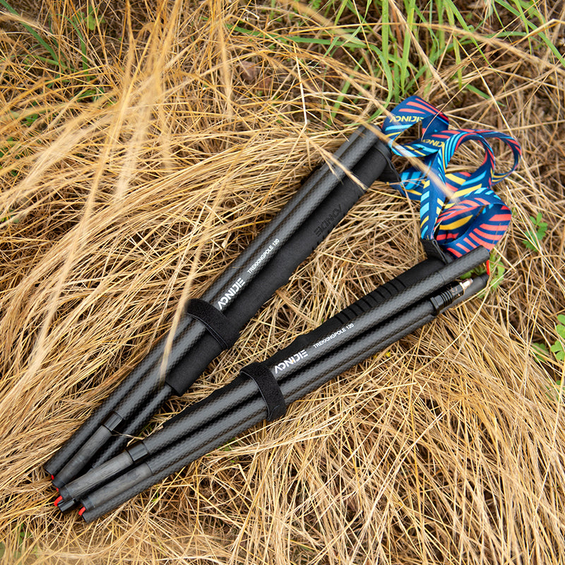 AONIJIE Professional Outdoor Carbon Fiber Trekking Poles -E4204