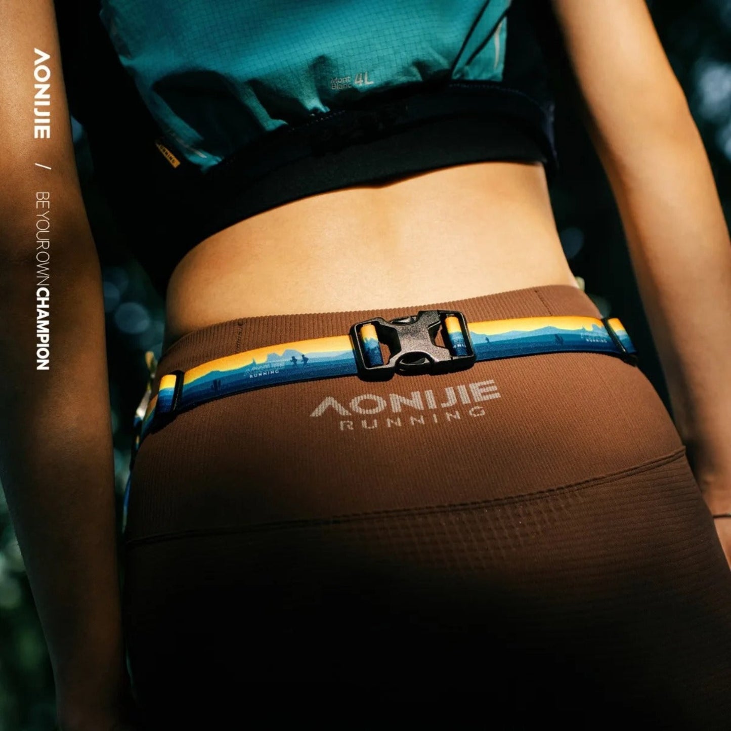 AONIJIE Colored Race Number Belt - E4436