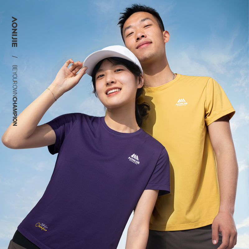 AONIJIE Women Athletic Quick-Dry Short Sleeve T-Shirt -FW6231