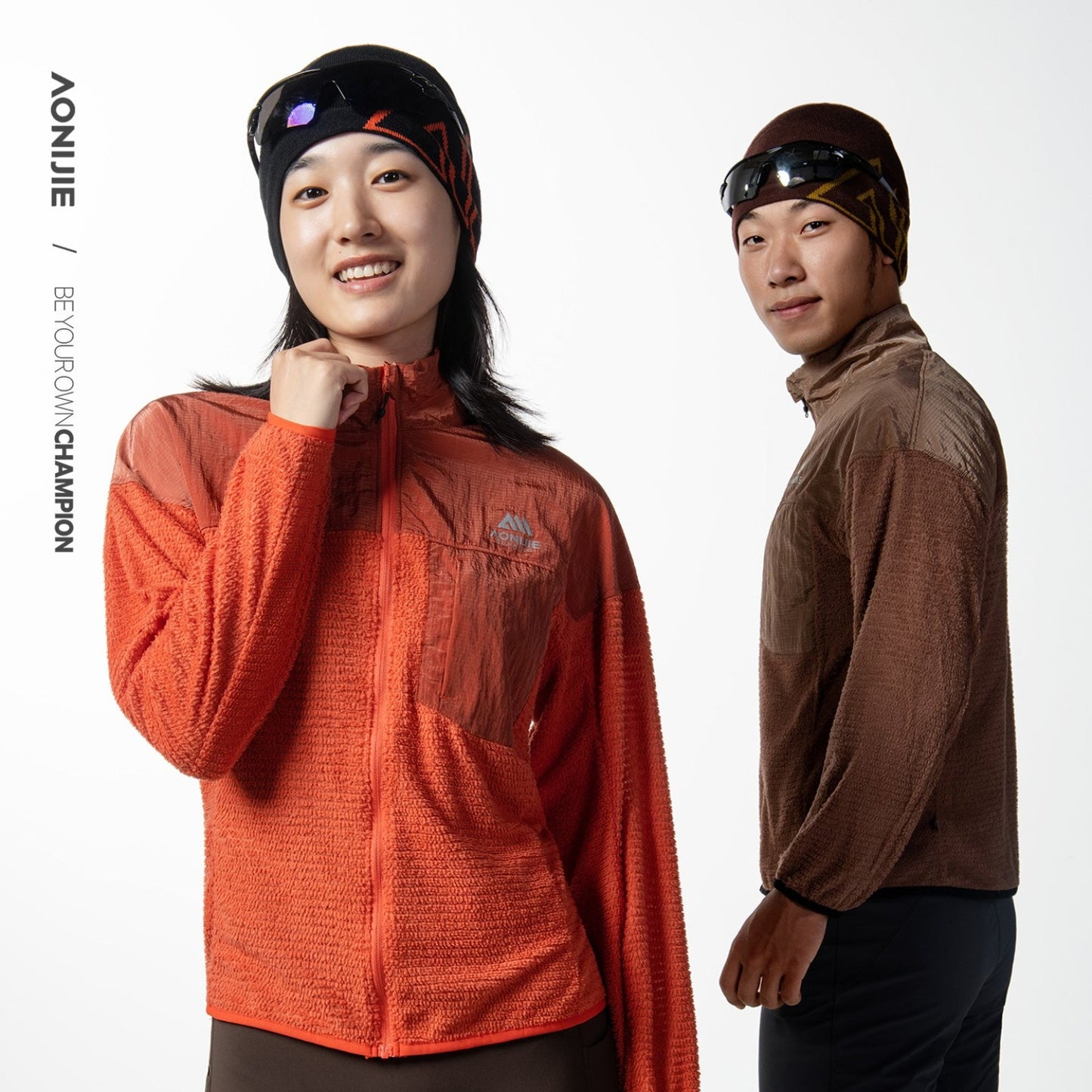 AONIJIE PrimaLoft Stand Collar Fleece Jacket -F5241