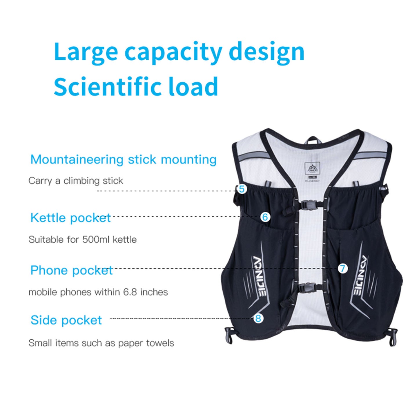 AONIJIE Lightweight Hydration Backpack - C9108S