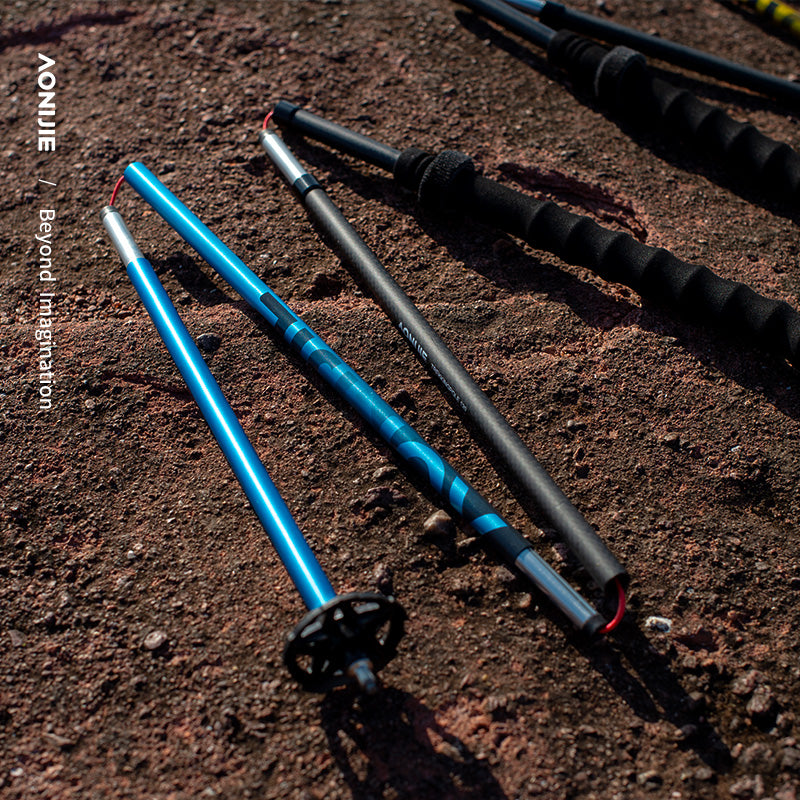 AONIJIE Carbon + Aluminum Folding Trekking Poles -E4210