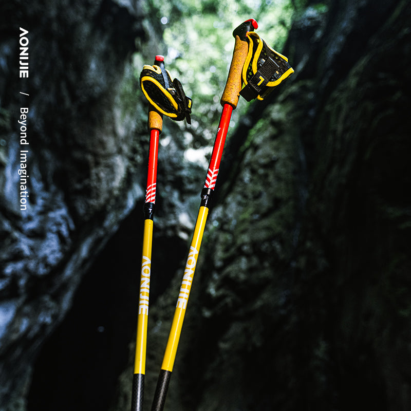 AONIJIE 3K Carbon Fiber Lightweight & Durable Trekking Poles-E4212