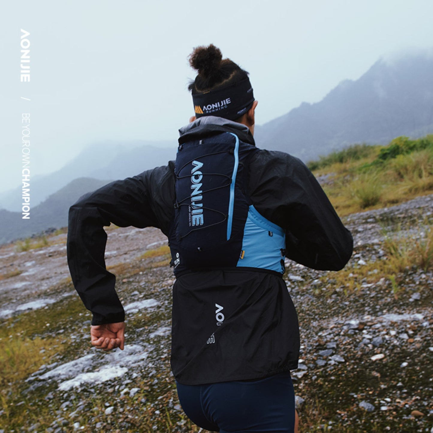 AONIJIE Unisex Tibetan Blue 10L Hydration Running Vest - C9116