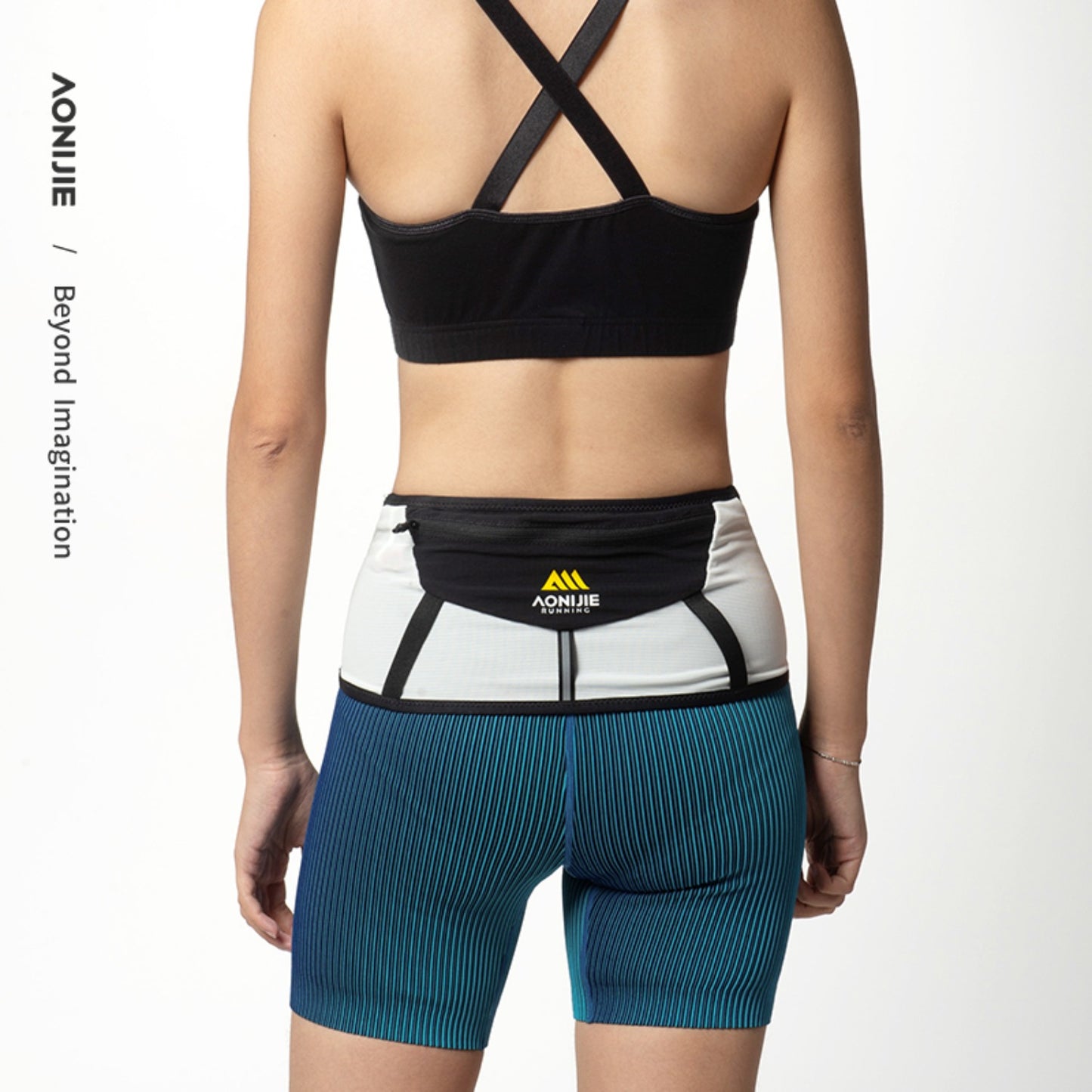 AONIJIE Quick-Dry Mesh Fabric Running Waist Pack-W8121