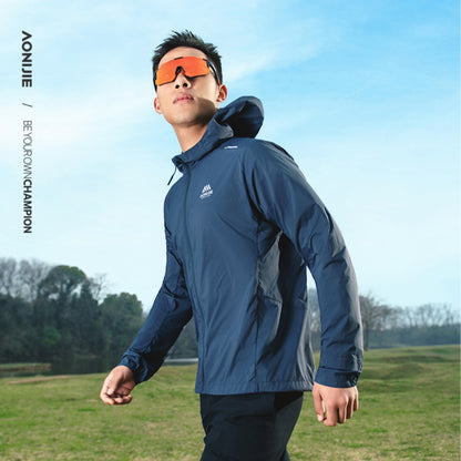 AONIJIE Men Waterproof UPF 50+ Running Jacket -FM5225