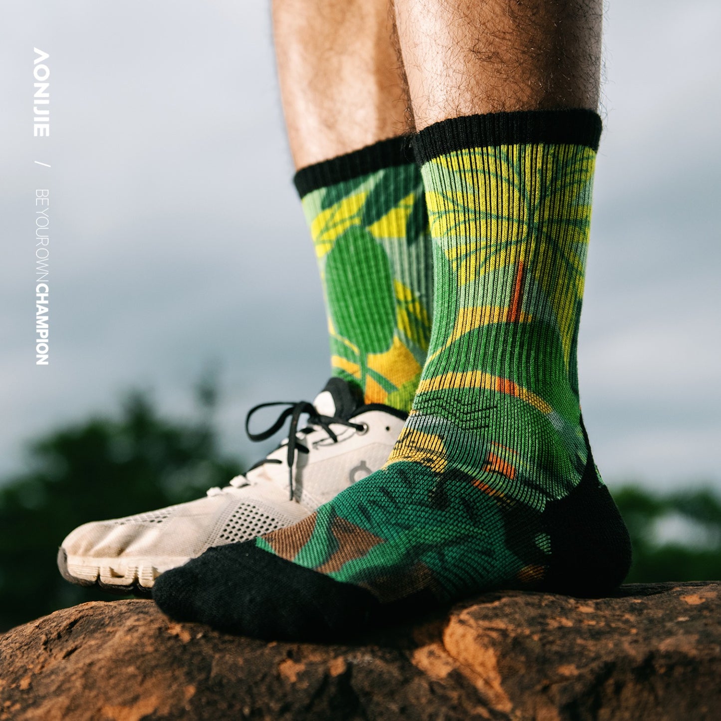 AONIJIE One Pair Merino Wool Socks -E4847