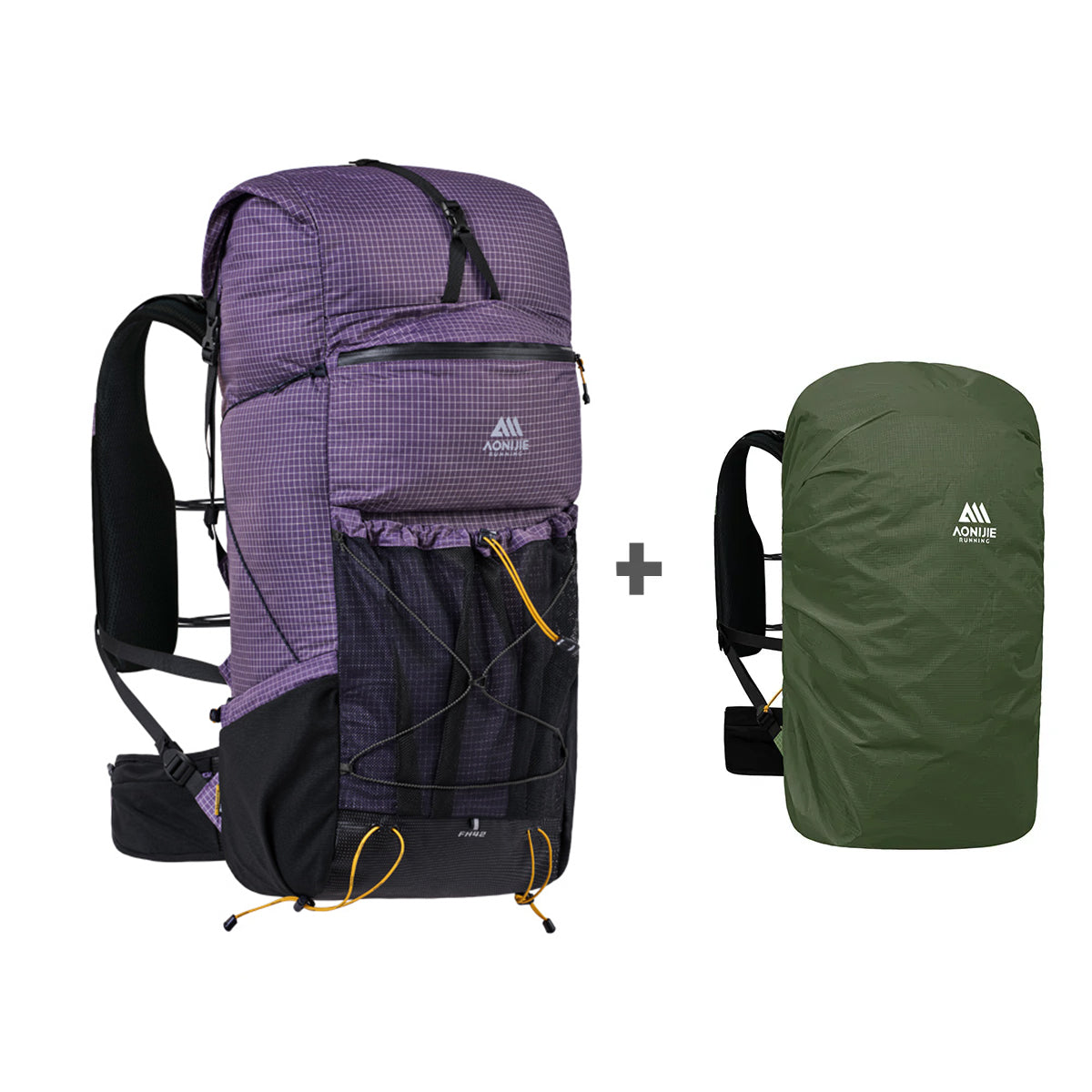 AONIJIE 42L Large Capacity Backpack + Free Rain Cover-FH2542