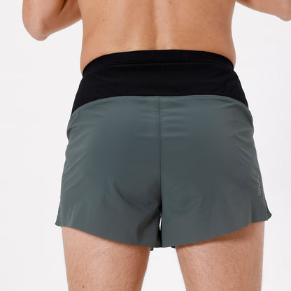 AONIJIE Men Built-in Waist Pack Shorts - FM5110