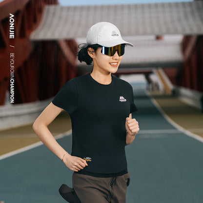 AONIJIE Women  Athletic Quick-Dry Short Sleeve T-Shirt -FW6231