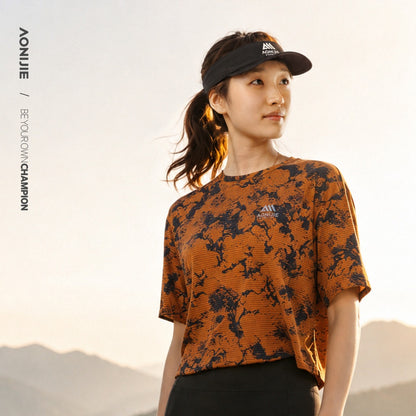 AONIJIE Women's Wool Athletic T-shirt -FW6266