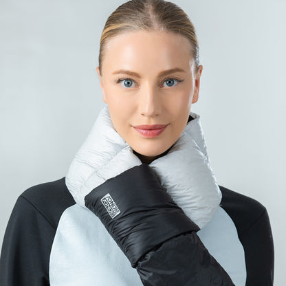 AONIJIE 800FP White Duck Down Scarf -M36