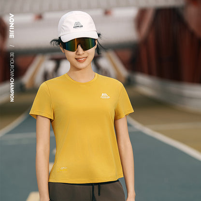 AONIJIE Women  Athletic Quick-Dry Short Sleeve T-Shirt -FW6231