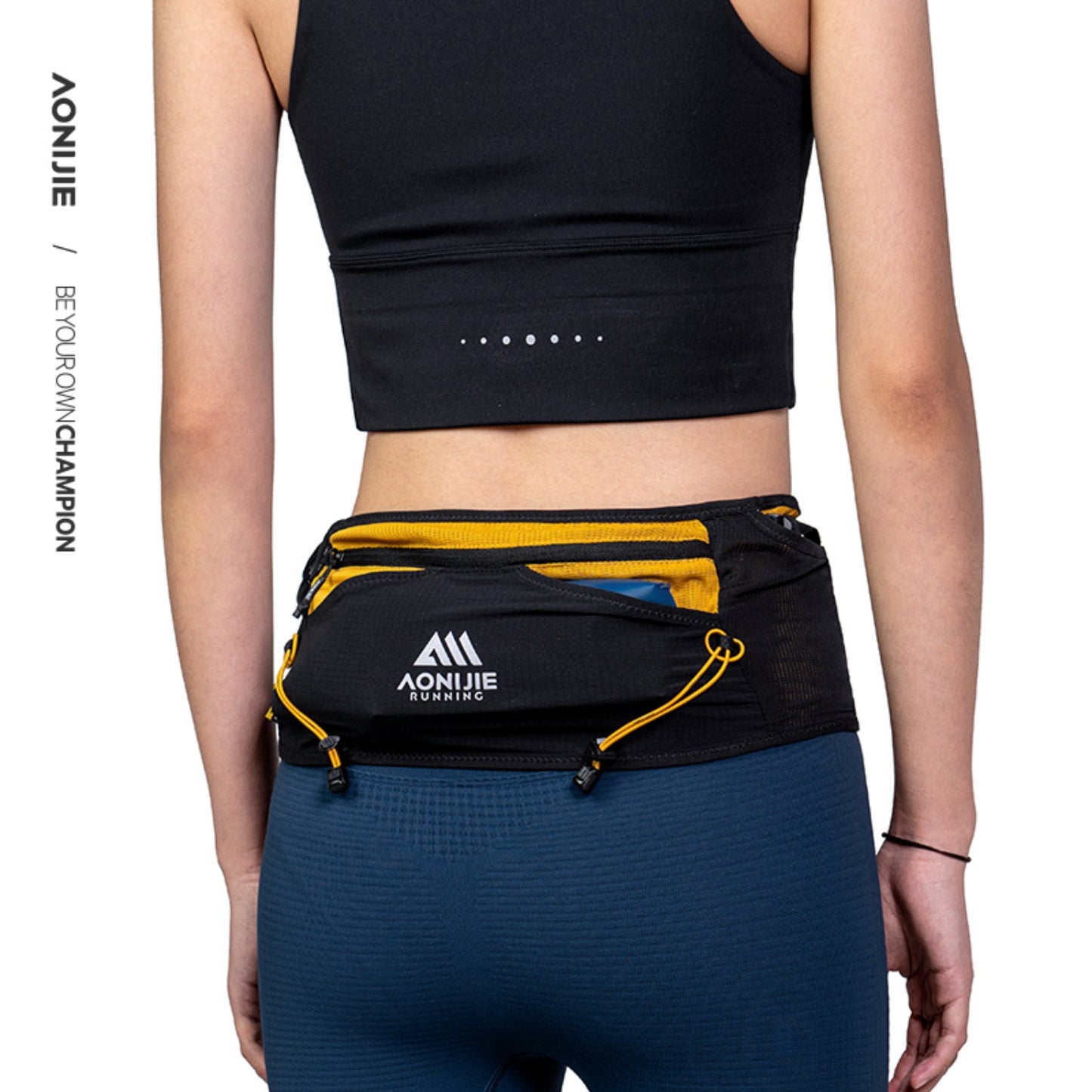 AONIJIE 360° Storage Waist Pack with 500ml Water Bottle -W8141