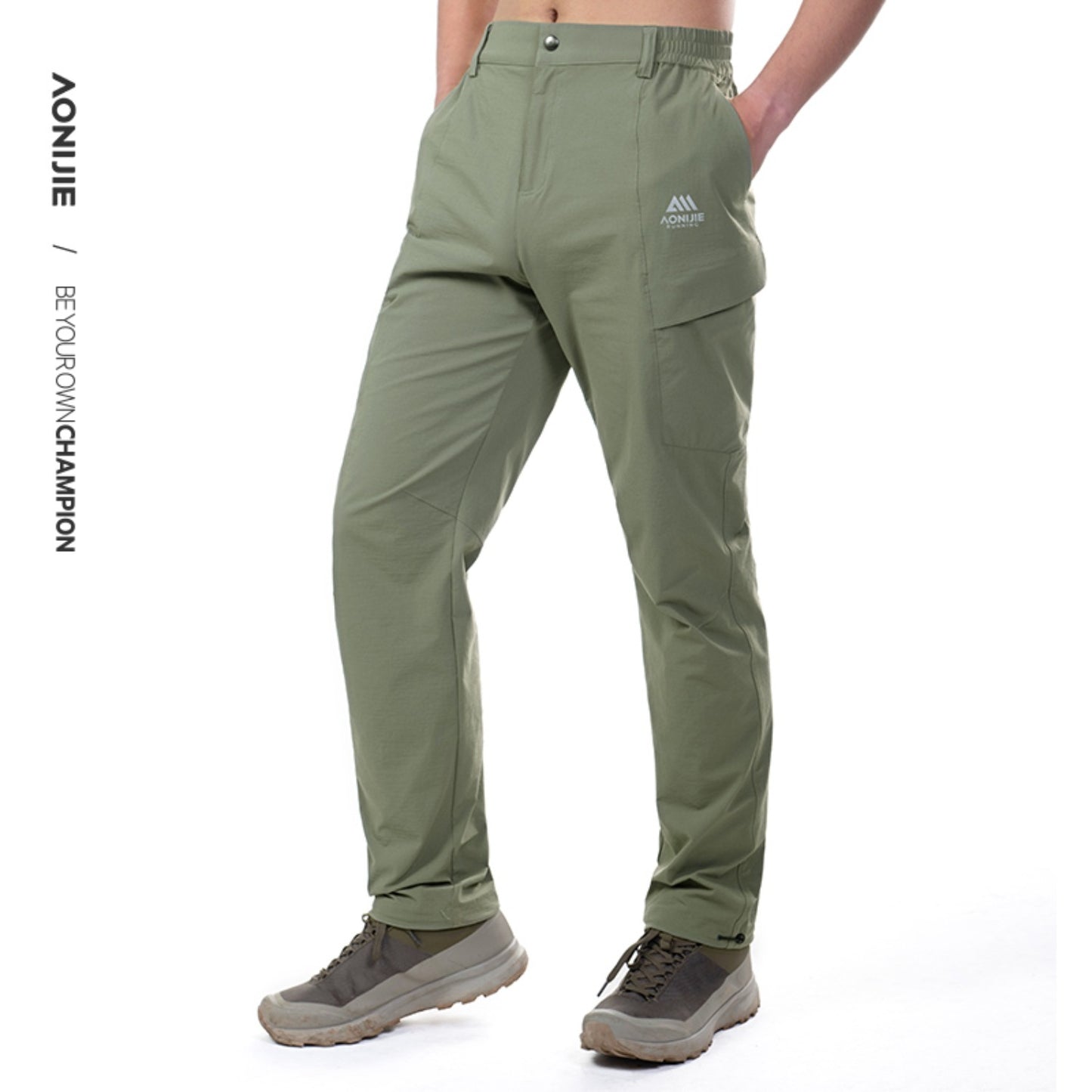 AONIJIE Men 3D tailoring Breathable Outdoor Athletic Pants -FM5218