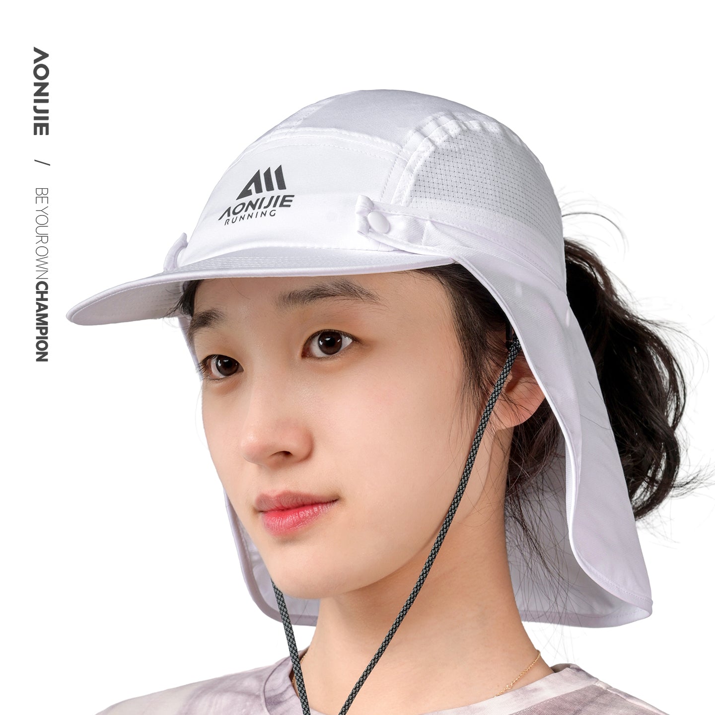 AONIJIE Sun Protection Neck Cape Hat -E4625