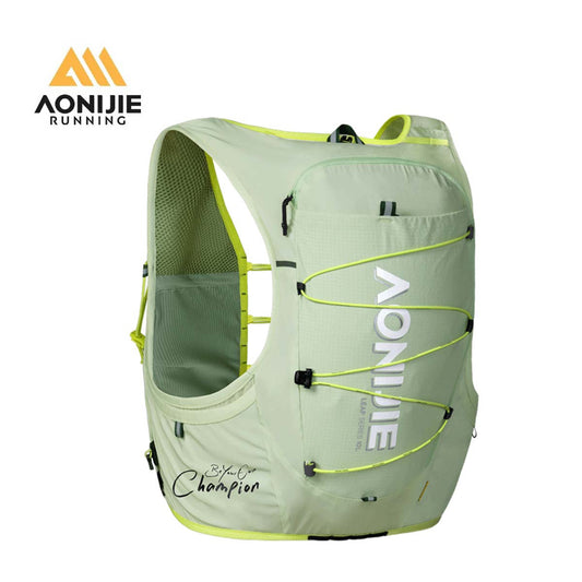 AONIJIE Ultra - Light 10L Trail Running Vest Backpack with Bottle Holder & Pole Loop for Marathon Hiking - C9116