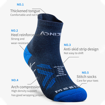 AONIJIE  One Pair Sports Wool Socks - E4828 E4829