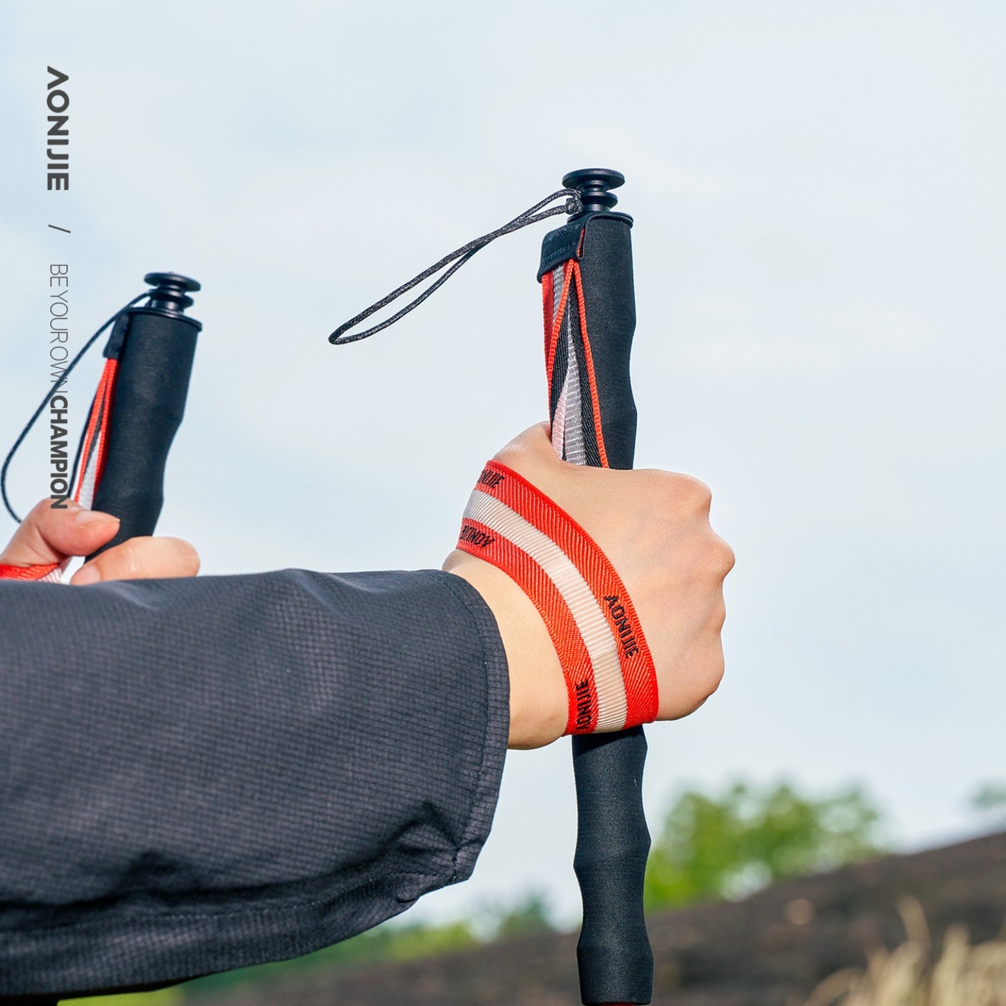 AONIJIE Spark T1000 Carbon Fiber Trail Running Poles -E4240