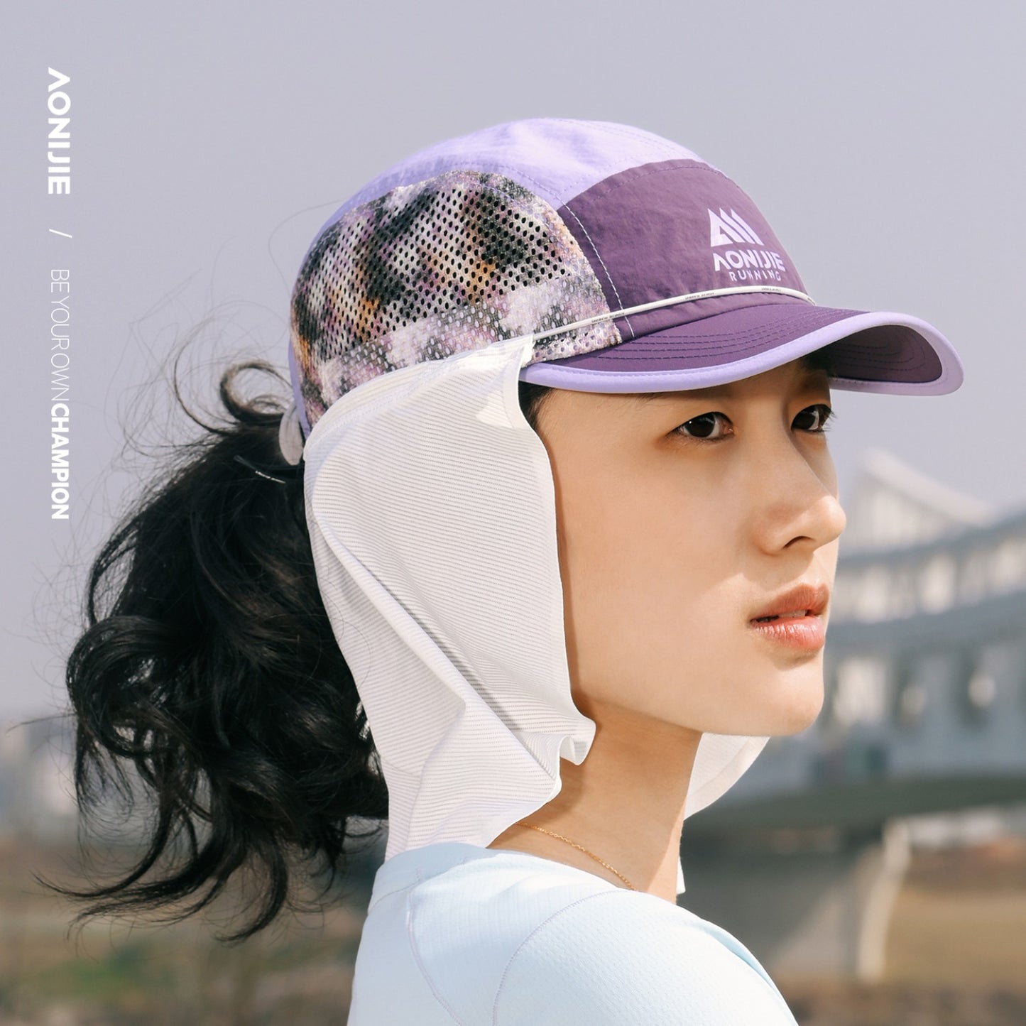 AONIJIE Attachable Sun Hat Neck Flap -E4639