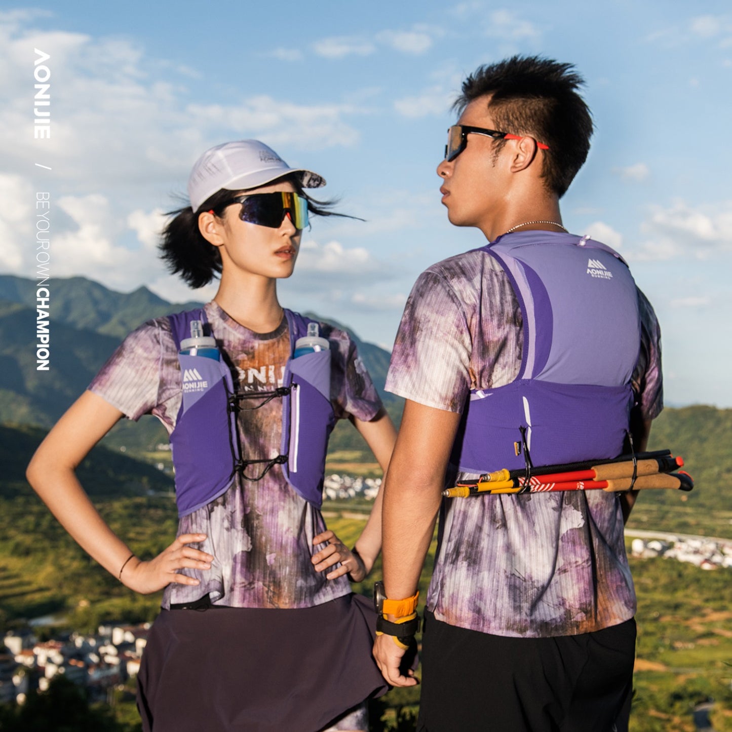 AONIJIE 8L New Color Mont Blanc Series Backpack-UTMB8L