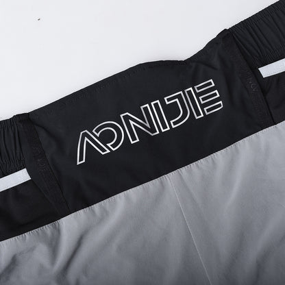 AONIJIE Men Stretch Lined Multi-Pocket Athletic Shorts -F5101 F5102