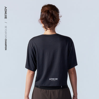 AONIJIE Women's Wool Athletic T-shirt -FW6266