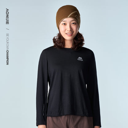 AONIJIE Women's Merino Wool Long-Sleeve Top -FW6270