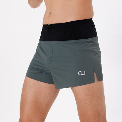 AONIJIE Men Built-in Waist Pack Shorts - FM5110