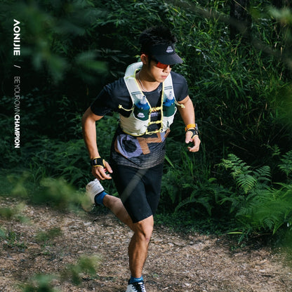 AONIJIE Light Green 10L Trail Running Vest Backpack - C9116